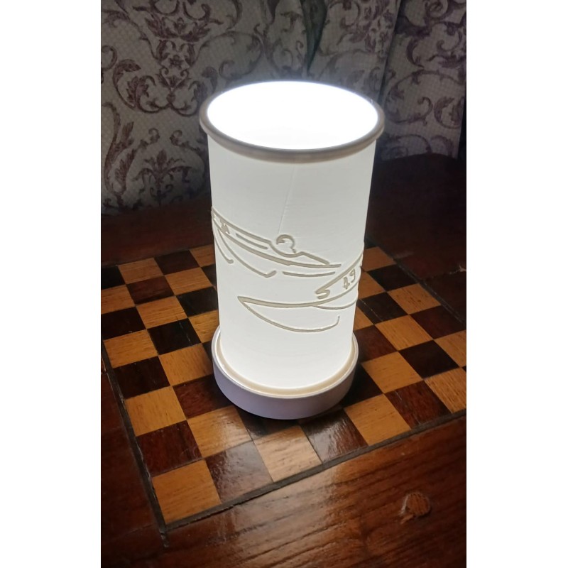 Lampada 3D a batteria